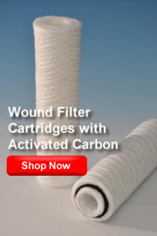 Micron String Wound Filter Cartridges with Activated Carbon